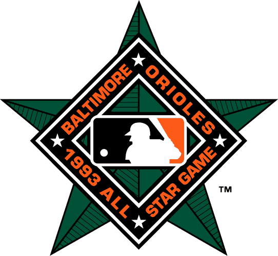 MLB All-Star Game 1993 Primary Logo DIY iron on transfer (heat transfer)